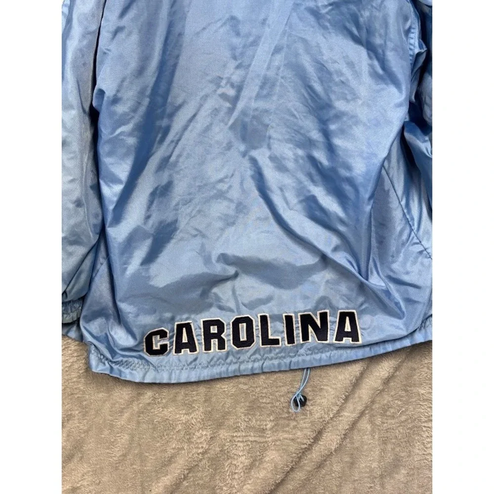North Carolina Tar Heels Hooded Jacket Men Blue Full Zip NCAA XL Heavy ‎ Size XL